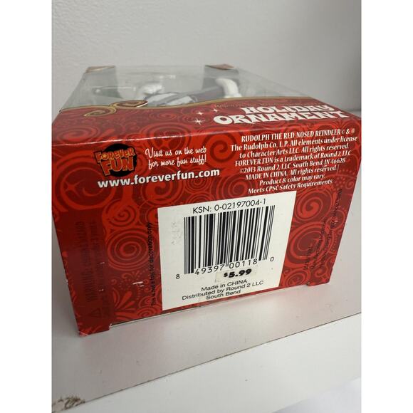 Rudolph the Red-Nosed Reindeer Ornaments Set of 3 Forever Fun 2013 Misfit - Picture 7 of 7